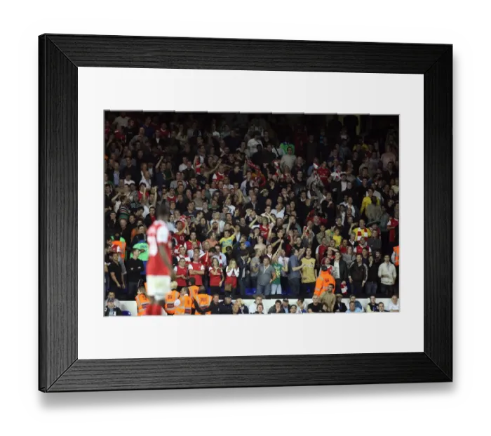 Framed Print : Arsenal Fans Celebrate 4-1 Carling Cup Victory over Tottenham Hotspur (AET) Framed Print : Arsenal Fans Celebrate 4-1 Carling Cup Victory over Tottenham Hotspur (AET)