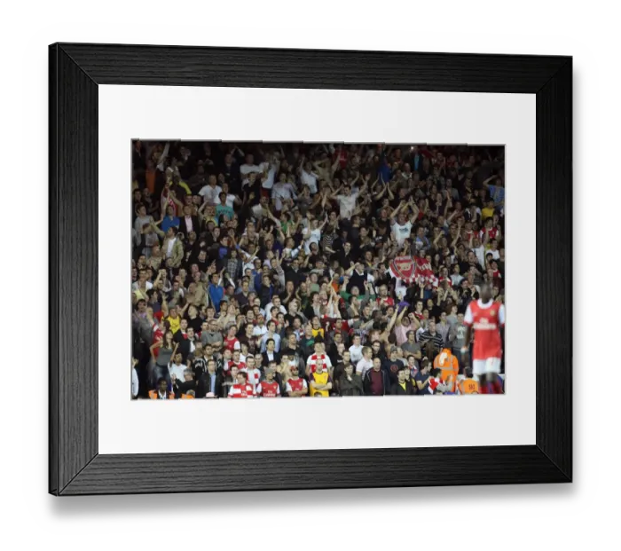 Framed Print : Arsenal fans. Tottenham Hotspur 1: 4 Arsenal (aet). Carling Cup 3rd Round Framed Print : Arsenal fans. Tottenham Hotspur 1: 4 Arsenal (aet). Carling Cup 3rd Round