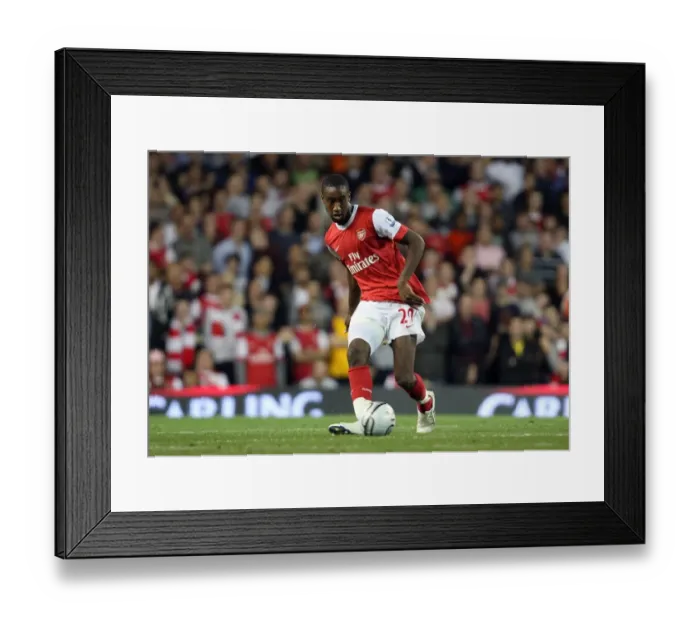 Framed Print : Johan Djourou (Arsenal). Tottenham Hotspur 1: 4 Arsenal (aet). Carling Cup 3rd Round