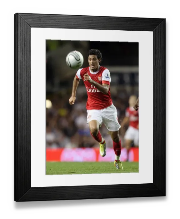 Framed Print : Carlos Vela (Arsenal). Tottenham Hotspur 1: 4 Arsenal (aet). Carling Cup 3rd Round