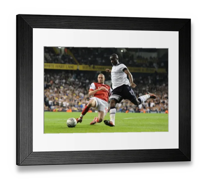 Framed Print : Henri Lansbury (Arsenal) Sebastien Bassong (Tottenham). Tottenham Hotspur 1 Framed Print : Henri Lansbury (Arsenal) Sebastien Bassong (Tottenham). Tottenham Hotspur 1