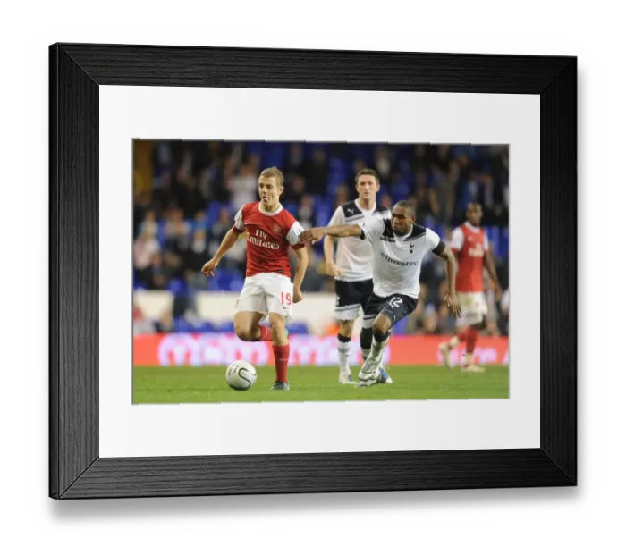 Framed Print : Jack Wilshere's Dominance: Arsenal's 4-1 Victory Over Tottenham's Wilson Palacios (Carling Cup, 2010) Framed Print : Jack Wilshere's Dominance: Arsenal's 4-1 Victory Over Tottenham's Wilson Palacios (Carling Cup, 2010)
