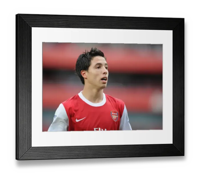 Framed Print : Arsenal's Samir Nasri Scores in 2-3 Defeat to West Bromwich Albion, Emirates Stadium, 2010