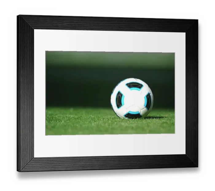 Framed Print : Premier League ball. Arsenal 2: 3 West Bromwich Albion, Barclays Premier League