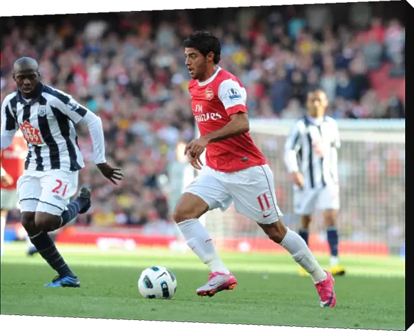 Carlos Vela (Arsenal) Youssouf Mulumbu (WBA). Arsenal 2: 3 West Bromwich Albion