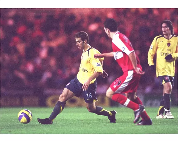 Mathieu Flamini (Arsenal) Stewart Downing (Middlesbrough) Middlesbrough 1: 1 Arsenal