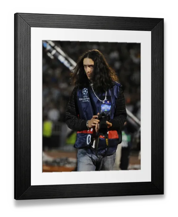 Framed Print : Local photographer. Partizan Belgrade 1: 3 Arsenal. UEFA Champions League