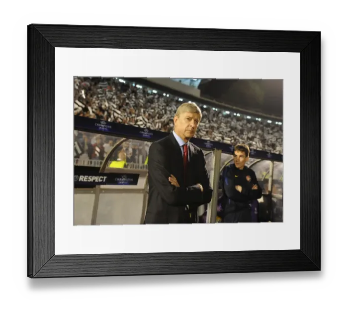 Framed Print : Arsene Wenger Leads Arsenal to Victory: Partizan Belgrade 1-3, UEFA Champions League Framed Print : Arsene Wenger Leads Arsenal to Victory: Partizan Belgrade 1-3, UEFA Champions League