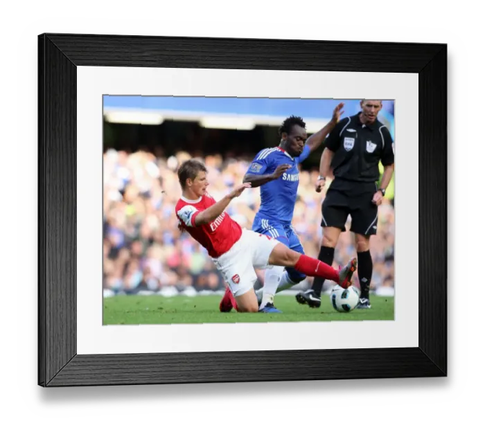 Framed Print : Andrey Arshavin (Arsenal) Michael Essien (Chelsea). Chelsea 2: 0 Arsenal Framed Print : Andrey Arshavin (Arsenal) Michael Essien (Chelsea). Chelsea 2: 0 Arsenal