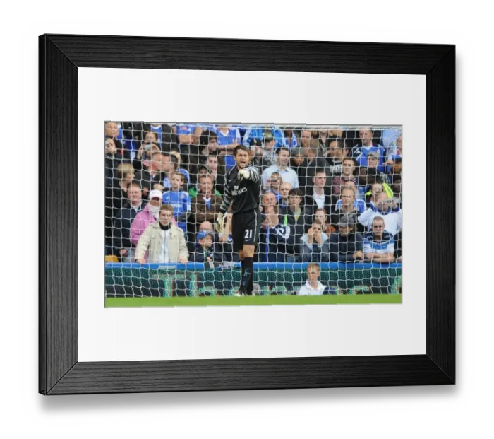 Framed Print : Lucasz Fabianski (Arsenal). Chelsea 2: 0 Arsenal, Barclays Premier League Framed Print : Lucasz Fabianski (Arsenal). Chelsea 2: 0 Arsenal, Barclays Premier League