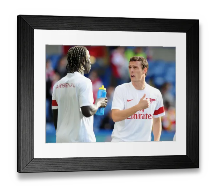 Framed Print : Sebastien Squillaci and Bacary Sagna (Arsenal). Chelsea 2: 0 Arsenal, Barclays Premier League Framed Print : Sebastien Squillaci and Bacary Sagna (Arsenal). Chelsea 2: 0 Arsenal, Barclays Premier League