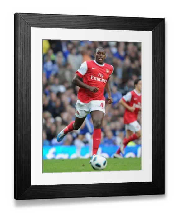 Framed Print : Jay Emmanuel Thomas (Arsenal). Chelsea 2: 0 Arsenal, Barclays Premier League