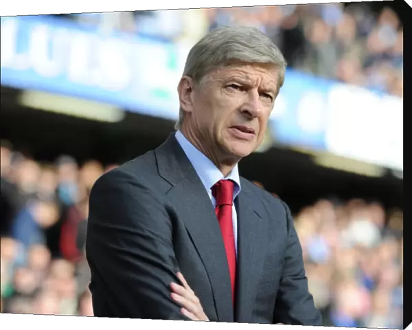 Arsenal manager Arsene Wenger. Chelsea 2: 0 Arsenal, Barclays Premier League