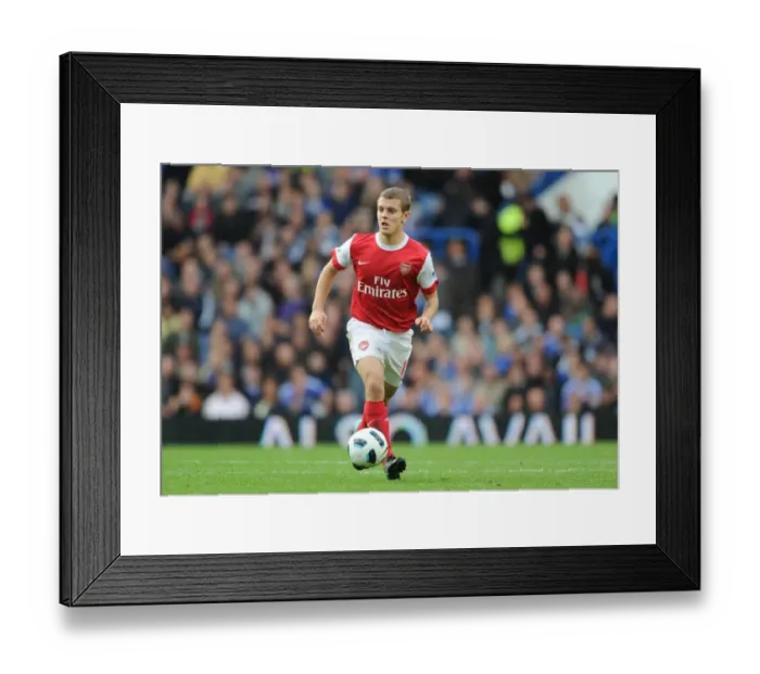 Framed Print : Jack Wilshere's Determined Performance in a 2-0 Chelsea Defeat, Barclays Premier League, 2010-11 Framed Print : Jack Wilshere's Determined Performance in a 2-0 Chelsea Defeat, Barclays Premier League, 2010-11