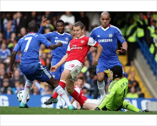 Jack Wilshere (Arsenal) Petr Czech, Ramires and Alex (Chelsea). Chelsea 2: 0 Arsenal