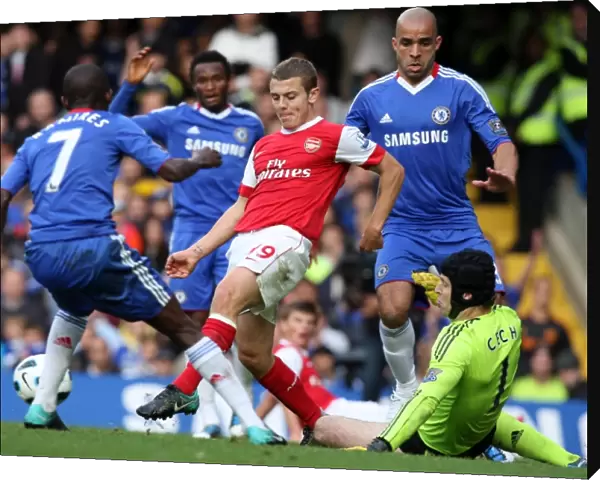Jack Wilshere (Arsenal) Petr Czech, Ramires and Alex (Chelsea). Chelsea 2: 0 Arsenal