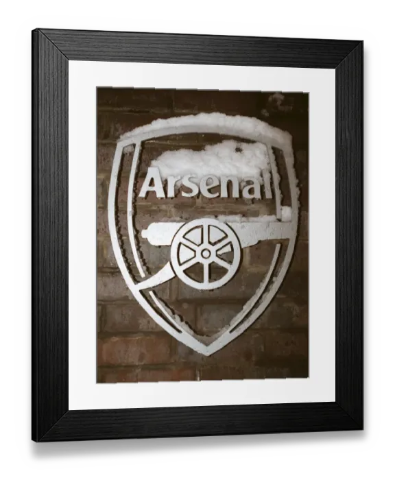 Framed Print : Emirates Stadium in the snow