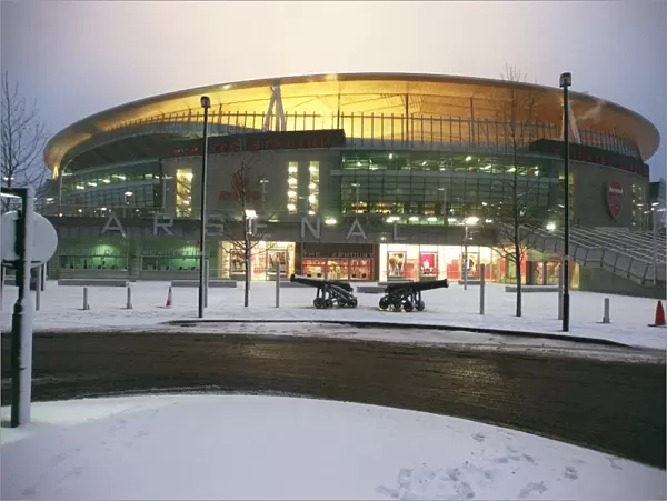 Winter's Enchantment at Emirates: A Football Wonderland Amidst the Snow