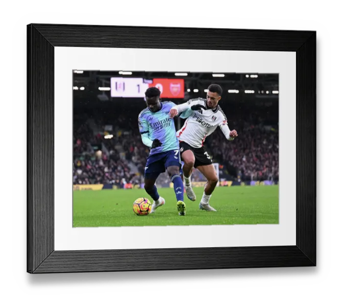 Framed Print : Fulham FC v Arsenal FC - Premier League Framed Print : Fulham FC v Arsenal FC - Premier League