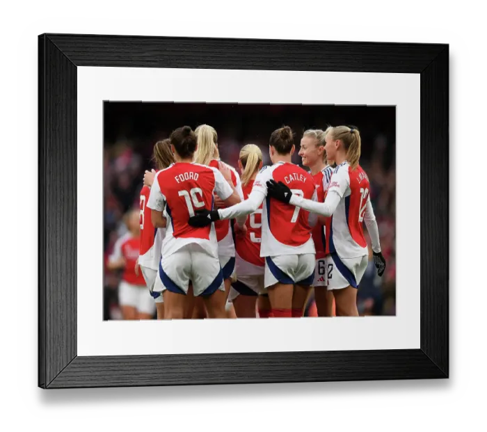 Framed Print : Arsenal v Aston Villa - Barclays Women's Super League