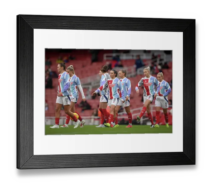 Framed Print : Arsenal v Aston Villa - Barclays Women's Super League