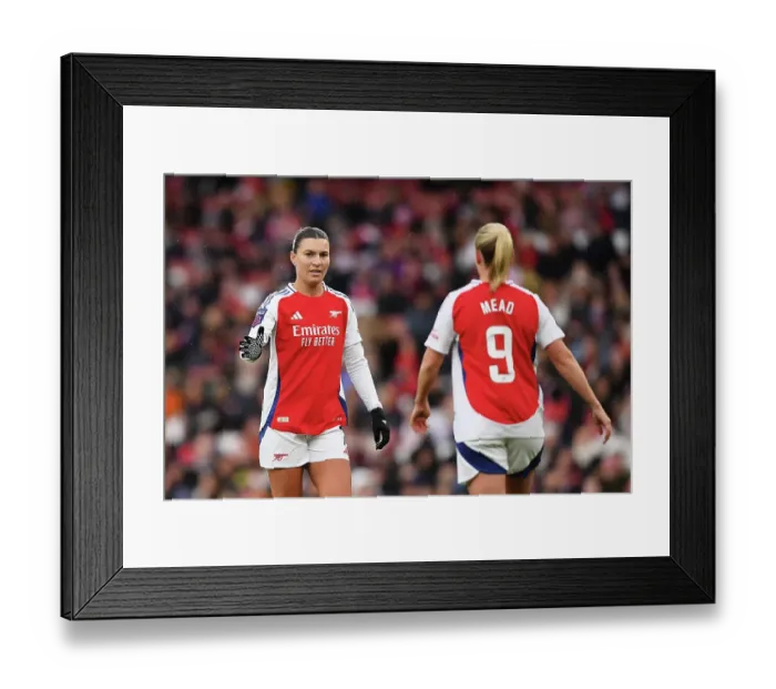 Framed Print : Arsenal v Aston Villa - Barclays Women's Super League