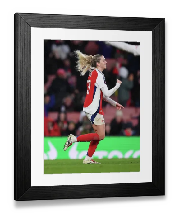 Framed Print : Arsenal v Aston Villa - Barclays Women's Super League