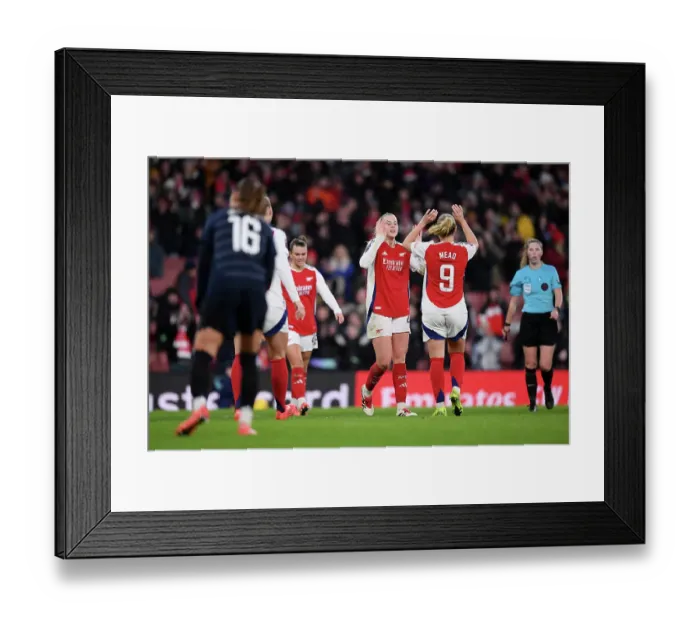 Framed Print : Arsenal v Aston Villa - Barclays Women's Super League