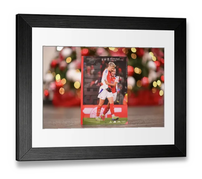 Framed Print : Arsenal v Aston Villa - Barclays Women's Super League