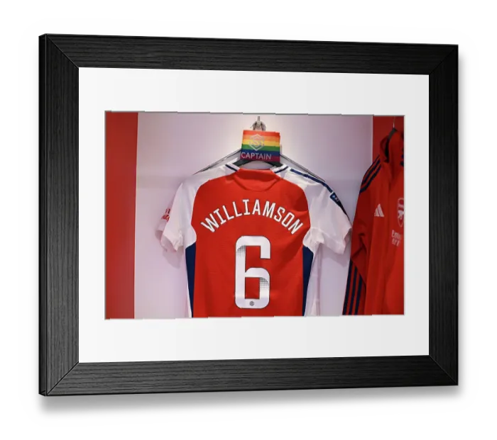 Framed Print : Arsenal v Aston Villa - Barclays Women's Super League