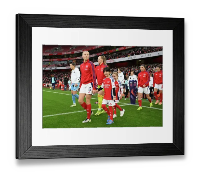Framed Print : Arsenal v Aston Villa - Barclays Women's Super League