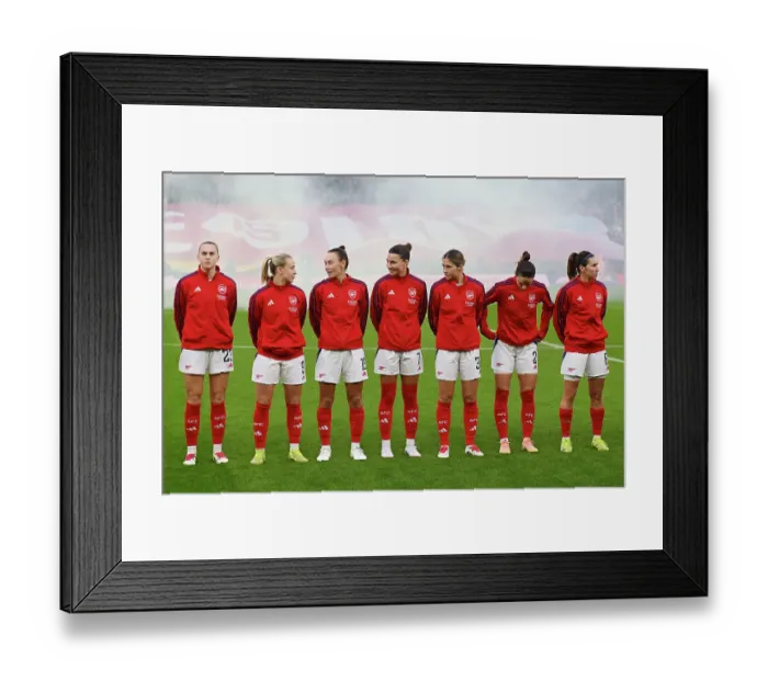 Framed Print : Arsenal v Aston Villa - Barclays Women's Super League