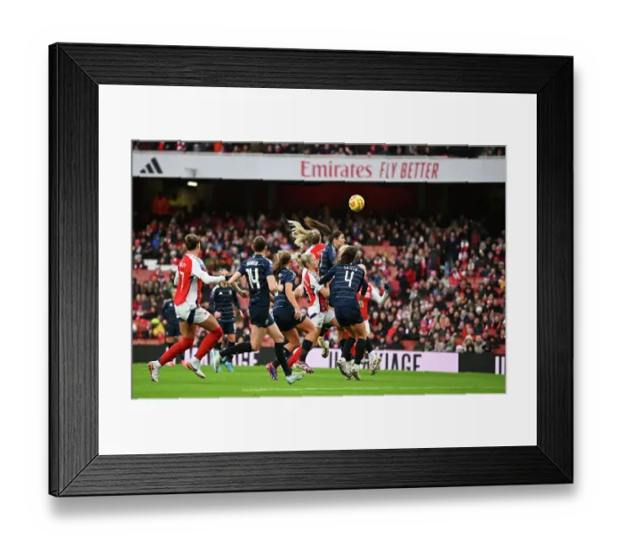 Framed Print : Arsenal v Aston Villa - Barclays Women's Super League