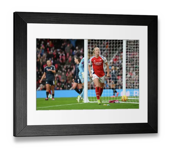 Framed Print : Arsenal v Aston Villa - Barclays Women's Super League