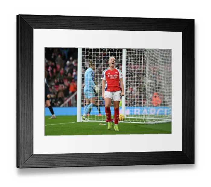 Framed Print : Arsenal v Aston Villa - Barclays Women's Super League