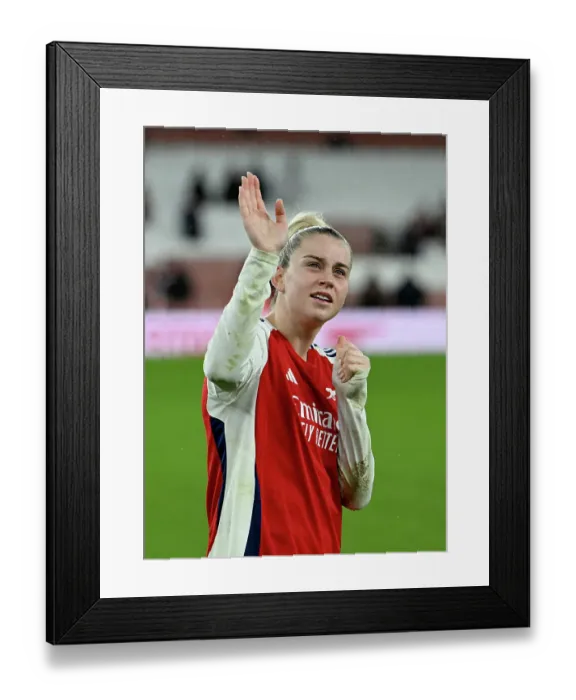 Framed Print : Arsenal v Aston Villa - Barclays Women's Super League