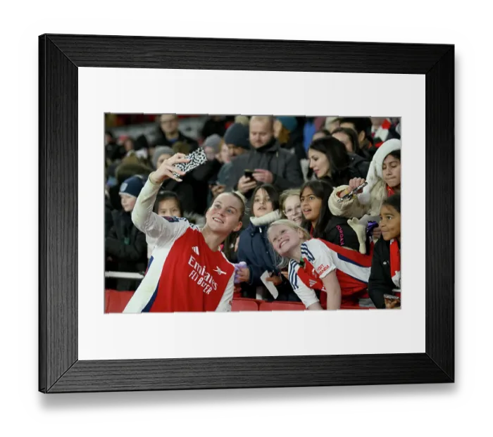 Framed Print : Arsenal v Aston Villa - Barclays Women's Super League
