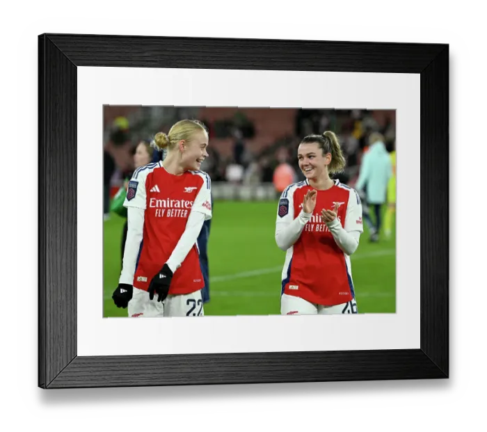 Framed Print : Arsenal v Aston Villa - Barclays Women's Super League