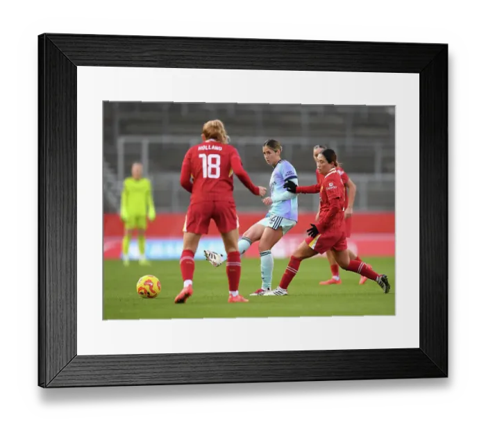 Framed Print : Liverpool v Arsenal - Barclays Women's Super League