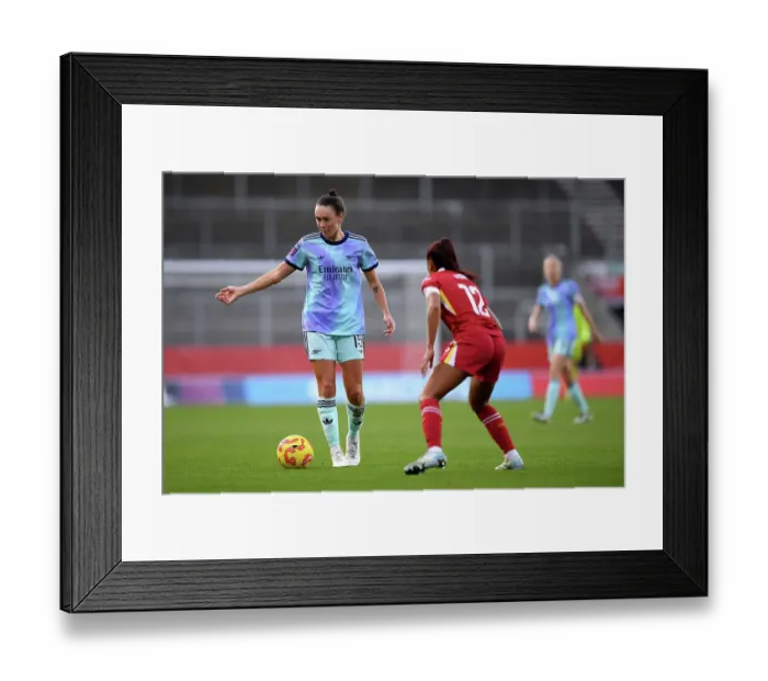 Framed Print : Liverpool v Arsenal - Barclays Women's Super League