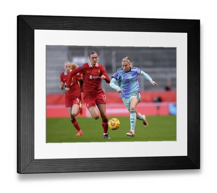 Framed Print : Liverpool v Arsenal - Barclays Women's Super League