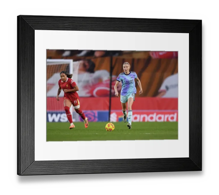 Framed Print : Liverpool v Arsenal - Barclays Women's Super League
