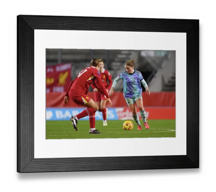 Framed Print : Liverpool v Arsenal - Barclays Women's Super League