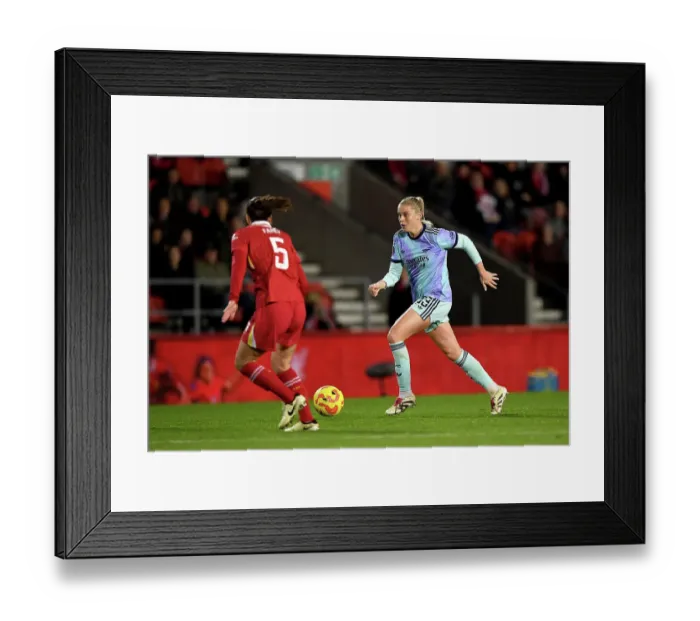 Framed Print : Liverpool v Arsenal - Barclays Women's Super League