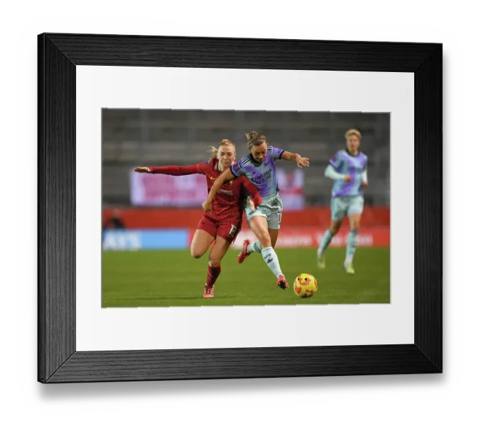Framed Print : Liverpool v Arsenal - Barclays Women's Super League