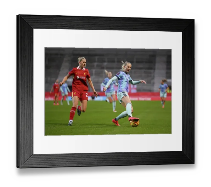 Framed Print : Liverpool v Arsenal - Barclays Women's Super League