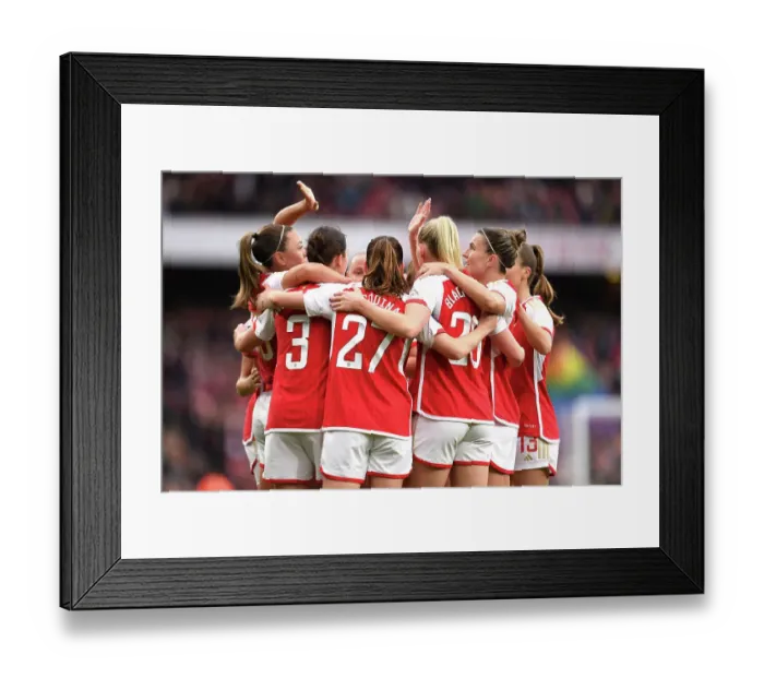 Framed Print : Arsenal FC v Manchester United - Barclays Women's Super League