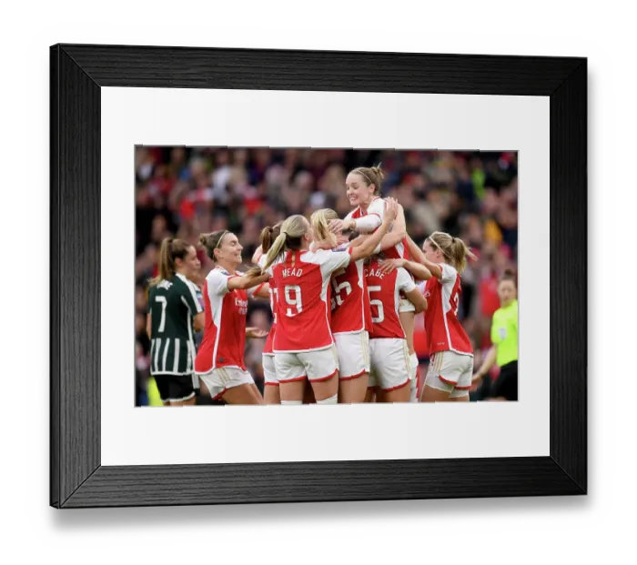 Framed Print : Arsenal FC v Manchester United - Barclays Women's Super League Framed Print : Arsenal FC v Manchester United - Barclays Women's Super League