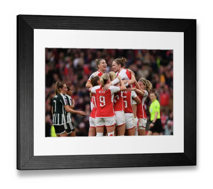 Framed Print : Arsenal FC v Manchester United - Barclays Women's Super League