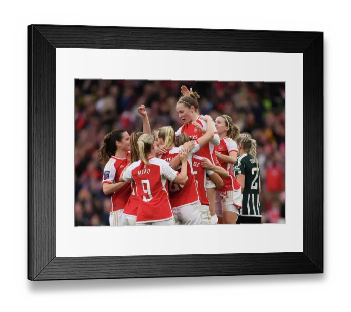 Framed Print : Arsenal FC v Manchester United - Barclays Women's Super League